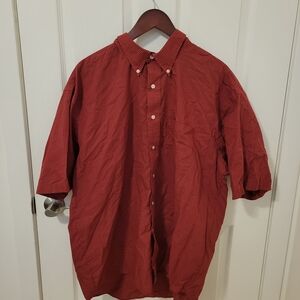 Van Heusen Red Checkered Men's Shirt